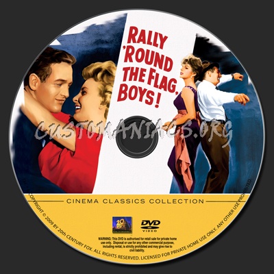 Rally Round The Flag Boys dvd label