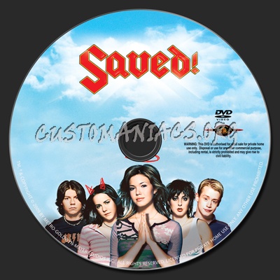 Saved dvd label