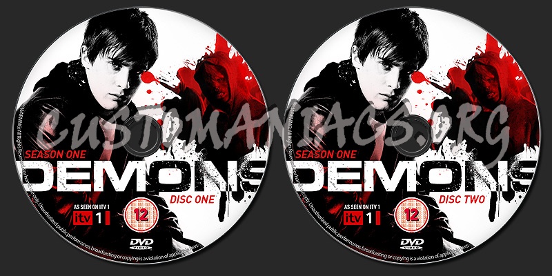 Demons (UK) - Season One dvd label