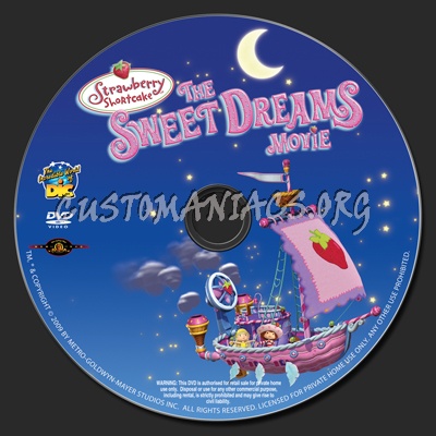 Strawberry Shortcake-The Sweet Dreams Movie dvd label