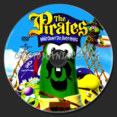 The Pirates Who Don't Do Anything : A VeggieTales Movie dvd label