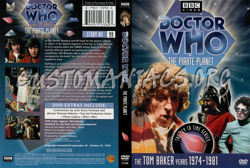 Doctor Who 99 Pirate Planet dvd cover