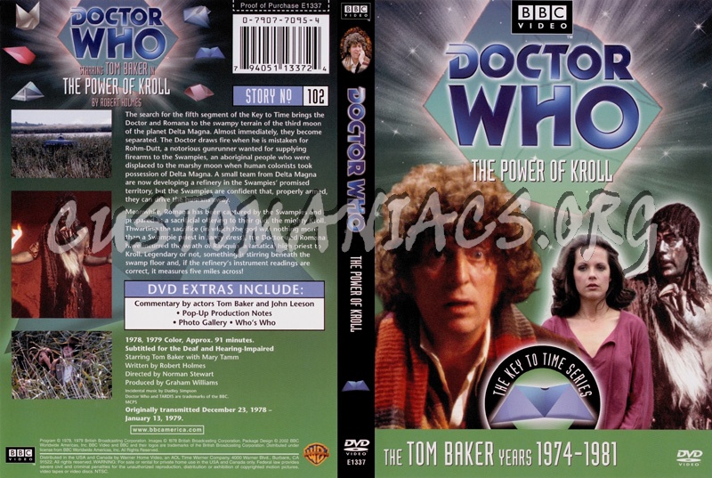 Doctor Who 102 Power of Kroll dvd cover