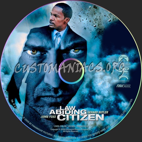 Law Abiding Citizen dvd label