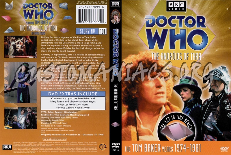 Doctor Who 101 Androids of Tara dvd cover