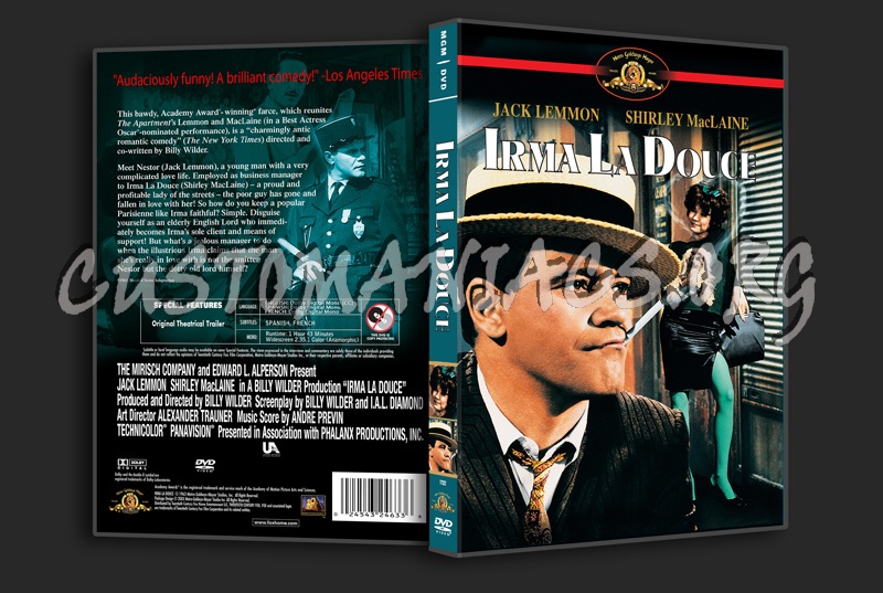 Irma La Douce dvd cover