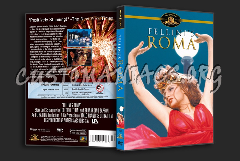 Fellini's Roma dvd cover