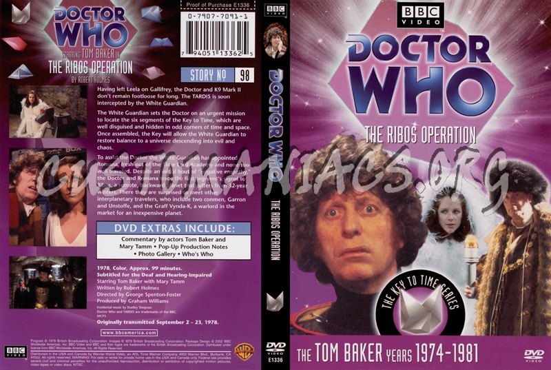 Doctor Who 98 Ribos Operation dvd cover