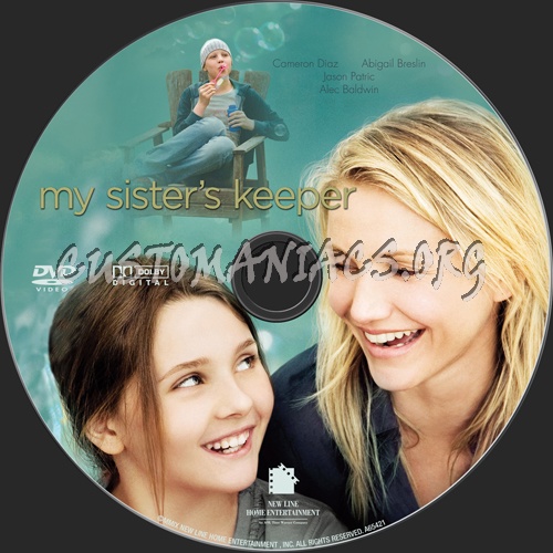 My Sister's Keeper dvd label