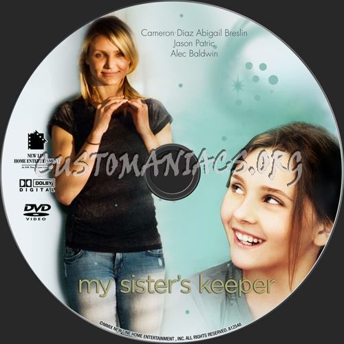 My Sister's Keeper dvd label