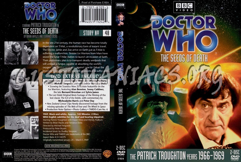 Doctor Who 48 Seeds of Death dvd cover