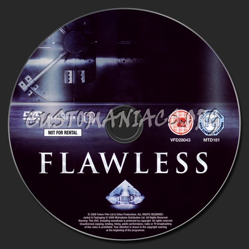 Flawless dvd label