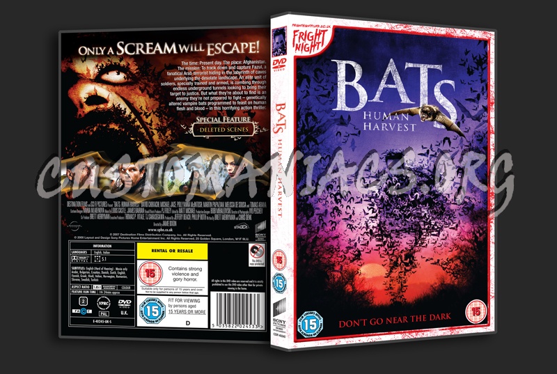 Bats: Human Harvest dvd cover