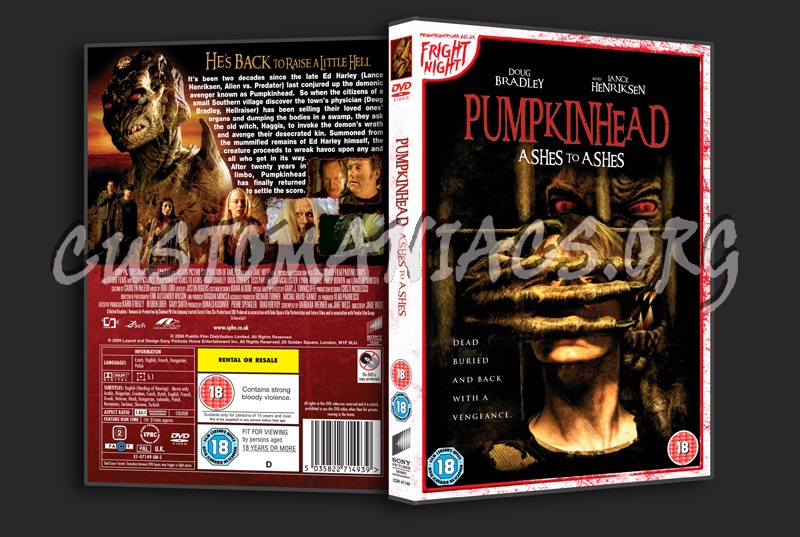 Pumpkinhead: Ashes to Ashes dvd cover