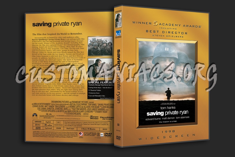 Saving Private Ryan dvd cover