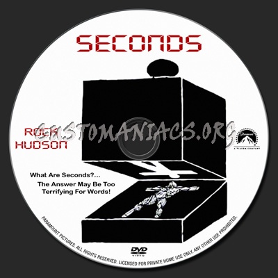 Seconds dvd label