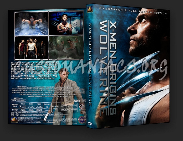 XMen Origins: Wolverine dvd cover