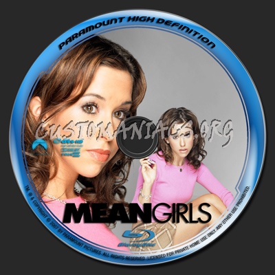 Mean Girls blu-ray label