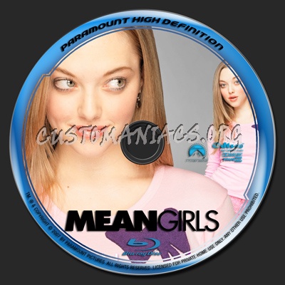 Mean Girls blu-ray label