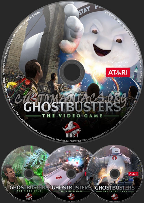 Ghostbusters - The Videogame dvd label