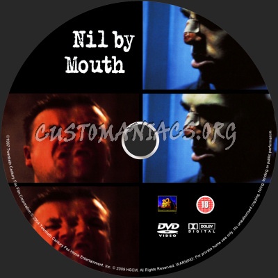 Nil By Mouth dvd label