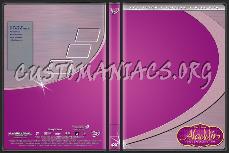 Disney Collectors Template dvd label