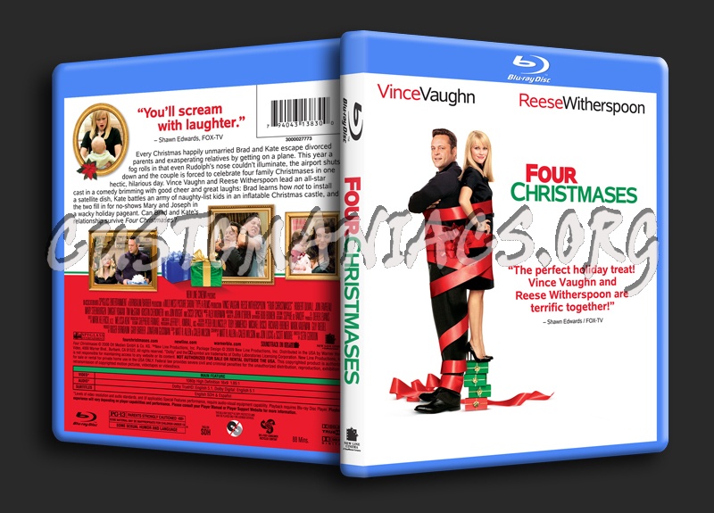 Four Christmases blu-ray cover