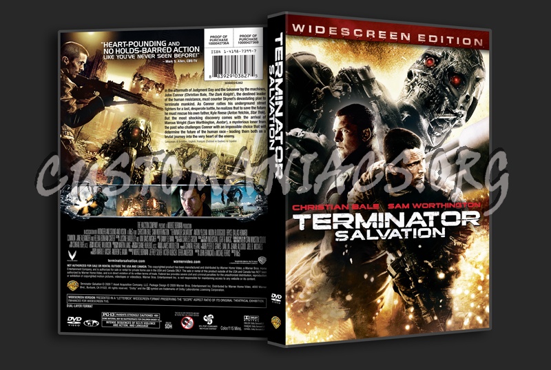 Terminator Salvation dvd cover