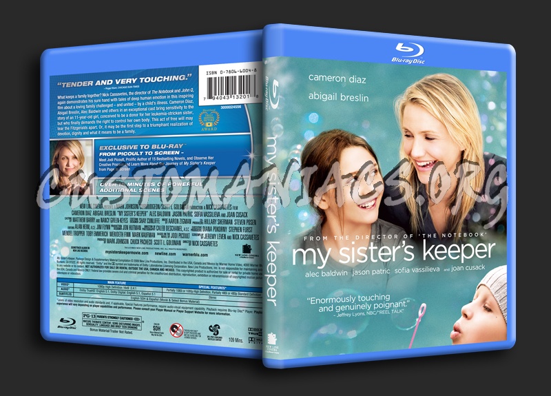 My Sister's Keeper blu-ray cover