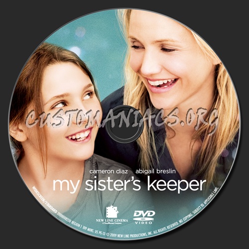 My Sister's Keeper dvd label