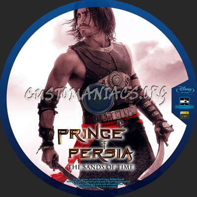 Prince of Persia -The Sands of Time blu-ray label