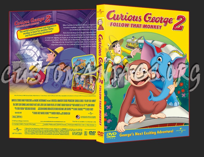 Curious George 2 - Follow that Monkey dvd cover