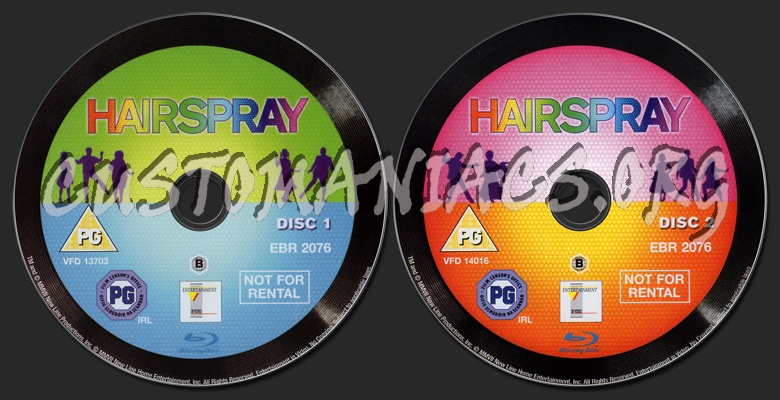 Hairspray blu-ray label