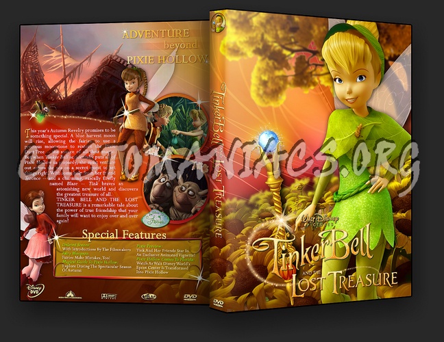 Tinker Bell: And The Lost Treasure dvd cover
