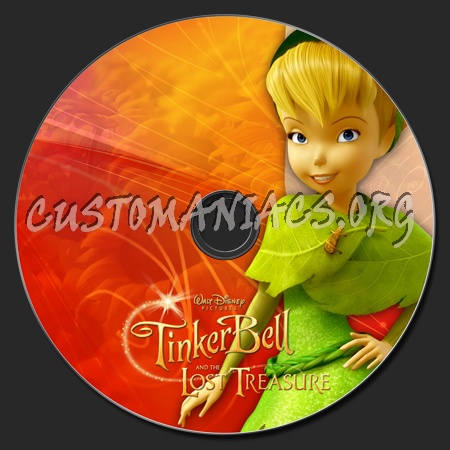 Tinker Bell: And The Lost Treasure dvd label