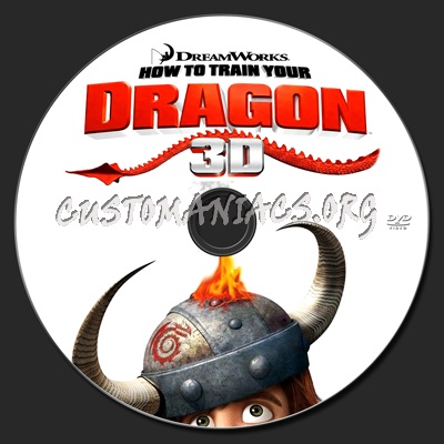 How to Train Your Dragon dvd label