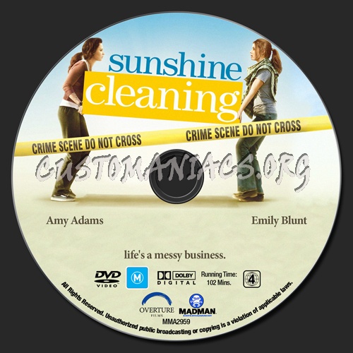 Sunshine Cleaning dvd label