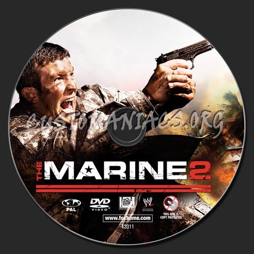 The Marine 2 dvd label