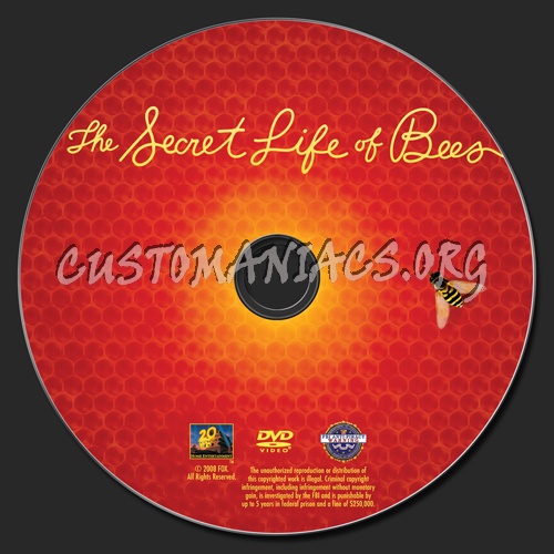The Secret Life of Bees dvd label