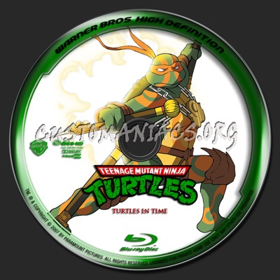 Teenage Mutant Ninja Turtles III blu-ray label