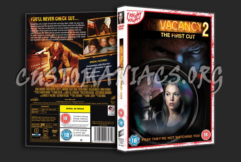 Vacancy 2 The First Cut dvd cover