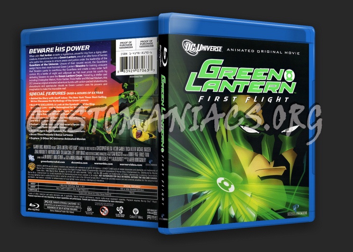 Green Lantern First Flight blu-ray cover