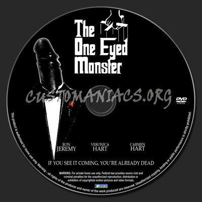 One-Eyed Monster dvd label