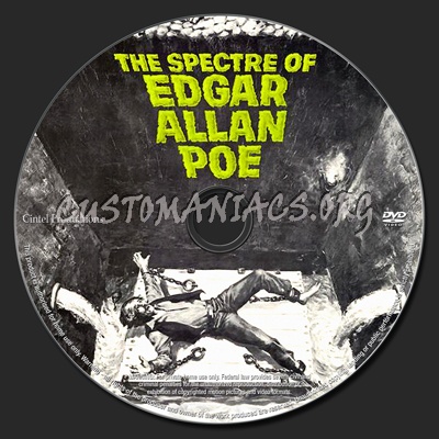 The Spectre of Edgar Allan Poe dvd label