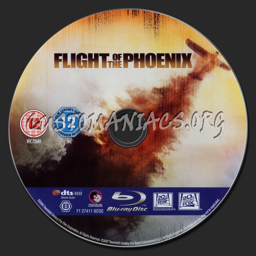 Flight of the Phoenix blu-ray label