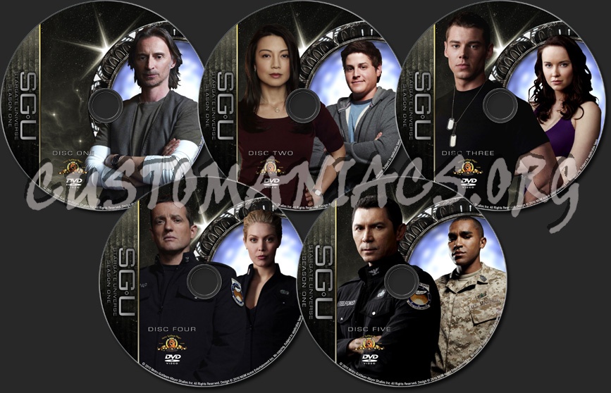 Stargate Universe - Season 1 - TV Collection dvd label