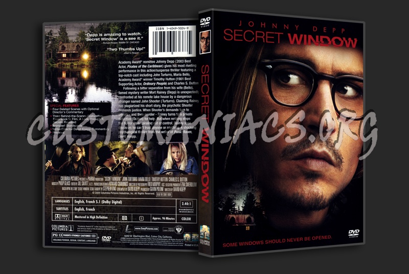 Secret Window dvd cover