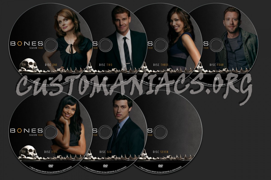 Bones - Season 4 dvd label