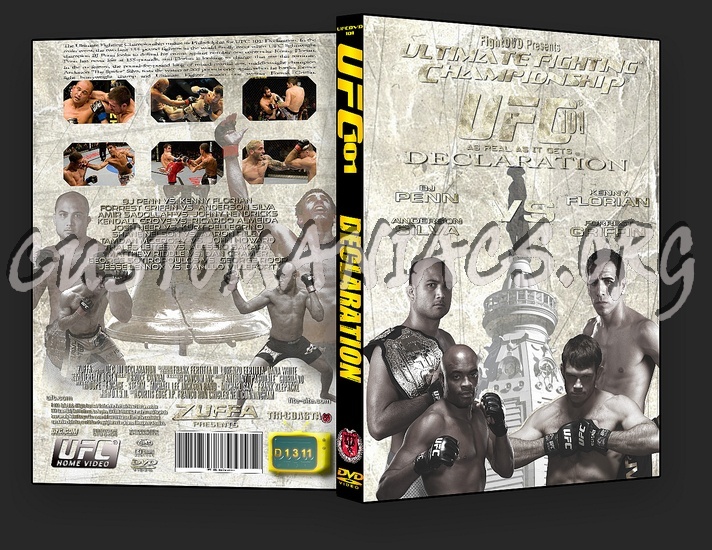 UFC 101 Declaration dvd cover