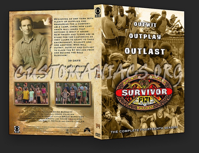 Survivor Fiji - Season 14 dvd cover